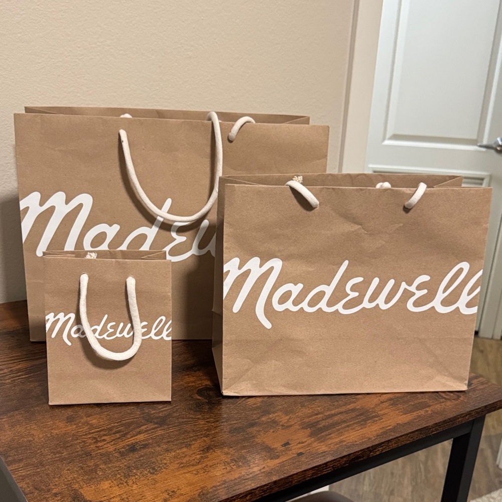 Madewell Tan Shopping Bag Collection